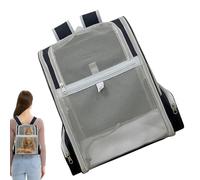 DAWCBVJQ Backpack for Cats - Pet Backpack Carrier - Large-Capacity, Foldable Pet Supplies with With Removable Plush Cushion for Small Medium Puppies Kittens