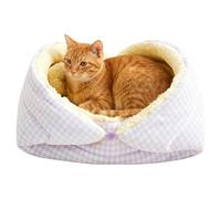 DAWCBVJQ Cat House for Indoor Use - Warm Plush Design in Cold Weather, Winter Cat House Dog Sleeping Mat, for Bedroom and Garage for Playing, Rest and Nap for Small to Small