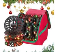 DAWCBVJQ Christmas Bauble And Decoration Storage Cube, Christmas Lights Storage Reel, Ideal For Christmas Tree Lights, Fairy Lights, Rope Lights, LED Lights Tidy Ta-ngle F-ree Light Storage Holder