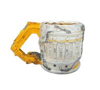 DAWCBVJQ Demolition Coffee Mug | 3D Excavator Drink Container,Construction Themed Water Cups - for Students Teachers Architects Collectors Workplace Office Kitchen Restaurant Hotel Juice Milk Study