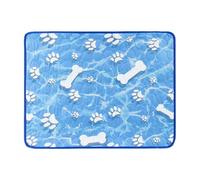 DAWCBVJQ Dog Cooling Bed - Washable Cooling Mat for Dogs & Cats | Portable Pet Accessories & Reusable Accessories For Older Animals
