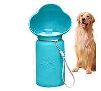 DAWCBVJQ Dog Travel Water Bottle | Foldable Water Bottle for Dogs on The Go - Dispenser Container Cup Leak-Proof with Lanyard, for Beach Traveling Road Trip Hiking Park Backpacking Outdoor