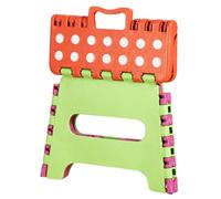 DAWCBVJQ Foldable Step Stool, 24x20x18cm Plastices Footstep For Kids And Adults, Non-Slip Folding Step Stool, Foldable Footstool Portable With Carrying Handle For Camping, Picnic, Fishing, Home
