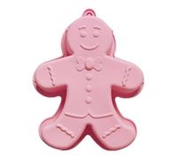 DAWCBVJQ Gingerbread Man Baking Tray - Large Gingerbread Silicone Cake Mould - Silicone Mould Cake Cases for Baking Gingerbread Man Cutter Tool Cake Cases Silicone Moulds (23.5 X 31 X 4.5 Cm)