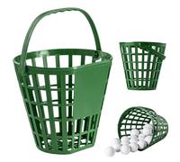 DAWCBVJQ Golf Basket - Large Portable Heavy-Duty | Golf Ball Holder Bucket with Handle | for Course Club Balcony Garage Practice Competition Golfer Dad