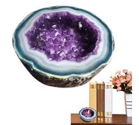 DAWCBVJQ Intention/Healing Crystal Energy Candle Bowl Holder Crystal Healing Candles Crystal Candles Home Desktop Decoration 6 Cm Funny Candle Bowls Ornament Candle For Meditation And Positive Energy