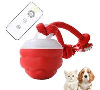 DAWCBVJQ Interactive Ball for Dogs, Automatic Turning Dog Chasing Ball, Active Training Exercise Accessories Puppy Chewing Supplies for Beach Home Grass