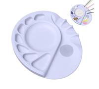 DAWCBVJQ Makeup Mixing Tray - Silicone Reusable Makeup Tools - Brow Lamination Palette,for Women Ladies Mothers Artists Beauty Lovers Home Salon Beginners Photoshoots Film Sets Brides Travel