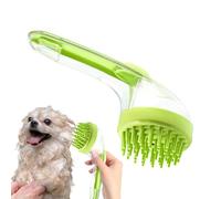 DAWCBVJQ Pet Bath Brush - Shampoo Dispenser Dog Scrubber Massage Brush Care Tool Reusable Cat Comb for Short Long Hair Small Animals Puppies