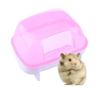 DAWCBVJQ Sand Bath For Hamsters | Chinchilla Dust Bath House,Detachable Hamster Bath Hamster Litter Box, Stable Hamster Bathtub Toilet for Dwarf Hamster//Chinchilla
