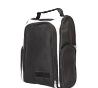 DAWCBVJQ Shoe Bag for Gym - Zippered Storage with Handle - Golf Shoe Carrier with Side Accessory Pockets,for Travel Gym Indoor Outdoor Backyard Driving Range Course