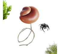 DAWCBVJQ Spider Enclosure Accessories,Magnetic Ornament | Simulated Mushroom Jumping Spider Habitat Accessories,for Reptile Hermit Crab Small Animals Tiny Pets Indoor