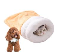DAWCBVJQ Warm Sleeping Bag for Cats, Soft and Warm Puppy Cave | Puppy Sack | for Pet Parents Home Living Room Bedroom Rescue Shelter Veterinary Clinic