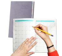 DAWCBVJQ Work Planner 2026, Planner Notebook 2026 A5, Book Calendar, Notebook with Calendar, Appointment Calendar, Student Planner, Teacher Planner, University Planner, Diary Weekly Planner for