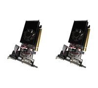 Daweglop 2X GT210 1GB DDR2 64Bit Graphics Card PCIE 2.0 GPU -Compatible VGA Desktop Video Card