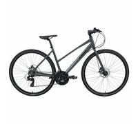 Dawes Discovery 1.0 Low Step Hybrid Bike Small Grey