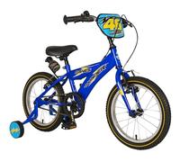 Dawes Boys 14"/16" Thunder MTB Style Bike for 3+ Years Old | Blue Kids Racing Bicycle with Stabilsers | Ideal 14 Inch First Starter Beginner Bike for Toddlers | Blue
