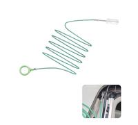 dawfall 1 PC Car Drain Hole Unblocker, 9.8Ft Flexible Door Sunroof Fuel Tank Cover Drain Hole Pipe Brush, Special Cleaning Tool for Leak Plugging, Universal for Car Refrigerator Dredging (Green)