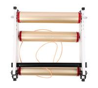 DAWH Bike Roller, Indoor Cycling for MTB Road Bike, Aluminum alloy, ABS, PP Material, Adjustable, Non-slip, 51.2x20.5in