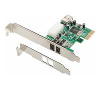 Dawicontrol DC 1394 Retail Controller PCI-Express x1 / 2 x FireWire External / 1 x FireWire Internal 63 Devices