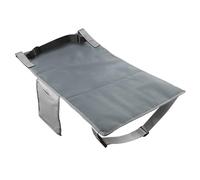 Dawitrly Toddler Airplane Bed, Portable Airplane Seat Extender for Kids/Toddlers, Hammock, Foot/Leg Rest for Children with Storage Pocket Lie Down Rest Travel Essentials (Grey)