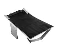 Dawitrly Toddler Airplane Bed, Portable Airplane Seat Extender for Kids/Toddlers, Hammock, Foot/Leg Rest for Children with Storage Pocket Lie Down Rest Travel Essentials (Black)