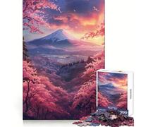 Dawn at Fuji 1000 Piece Jigsaw Puzzles for Adults Focus Skill Perfect Connection Fun Challenge Art Display (50x75cm)