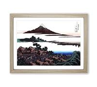 Dawn At Isawa In Kai Province By Katsushika Hokusai Asian Japanese Framed Print | A2 Oak Framed Wall Art | Ready to Hang | Asian Nature Picture | Living Room Bedroom Lounge Office
