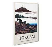 Dawn at Isawa in Kai Province Katsushika Hokusai Canvas Print | Gallery Wrapped 30mm Frame Wall Art | 30x20 inches | Ready to Hang | Asian Picture | Living Room Bedroom Lounge Office