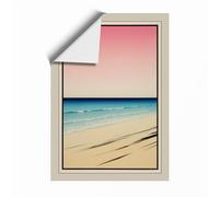 Dawn at the Shore Coastal Unframed Wall Art Print A1 (84.1×59.4cm), Wall Decor for Living Room, Bedroom, Office & Home, Art Gift