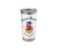 Dawn Beach Saint Martin St Maarten Stainless Steel Insulated Tumbler