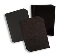 Dawn Bibby Creations. 30 x A4 Glitter, Mirror & Pearl Card. Black Blend.