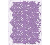 Dawn Bibby Creations Provencal. Elegant Lace Stencil, White