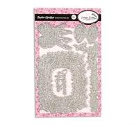 Dawn Bibby Creations Timeless Christmas Vintage Frame & Bow Die A5