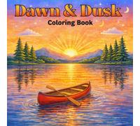 Dawn & Dusk: Relaxing Landscape Coloring Book