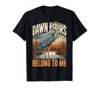 Dawn Hours Belong to Me Heron Value Graphic T-Shirt