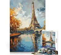 Dawn Light on The Parisian 1000 Piece Jigsaw Puzzles for Adults Brain Logic Tight Connection Family Fun Birthday Art Gift (38x52cm)