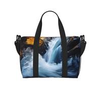 Dawn Ocean Travel Tote Bag Unisex, Water-Resistant Weekend Gym Bag, Large Capacity Adjustable Shoulder Strap Travel Bag