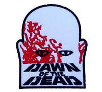 Dawn of The Dead Logo Patch (9 cm) DIY Embroidered Iron or Sew on Badge Applique Horror Movie Poster Night Living Zombies Souvenir Costume
