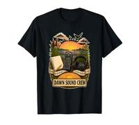 Dawn Sound Crew Field Recording Birds T-Shirt