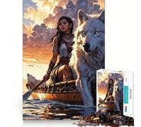 Dawn Warrior 1000 Piece Jigsaws for Teenagers Puzzle Creative Play Fine Thick Real Challenge (50x75cm)