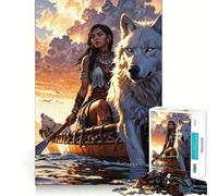 Dawn Warrior Teenagers 1000 Piece Jigsaw Puzzle Brain Gain Bright Detail Family Game Art Display (38x26cm)