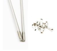 DawnDream Spokes 12G 36Pieces Spoke 113mm-228mm For Electric Bike Stainless Steel For Mountain Bike Road Bike Bike spokes (Size : 12G 187MM)