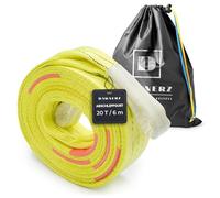 Dawnerz Heavy Duty Tow Rope, 20 Tons, 6 m, Emergency Tow Strap with Triple Reinforced Loops, High Performance Offroad Tow Rope for Motorhome and Light Commercial Vehicle