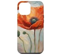 Dawning Hope Poppy Flower Impasto Floral Art Painting Case for iPhone 12 Pro Max