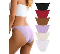 Dawnrole Underwear Women Seamless Knickers for Women Multipack No VPL Ladies Knickers 6 Pack