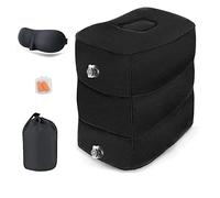 DAWNTREES Flight Essentials,Inflatable Foot Rest Pillow for Flying, Airplane Travel Essentials for Airplane