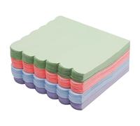 DAWRIS 100 pcs Pastel Cocktail Napkins, 10x10 inch Inch Scalloped Sage Edged Colorful Square Disposable Cocktail Napkins Paper Pink Napkins for Wedding Birthday Baby Shower Party Dinner