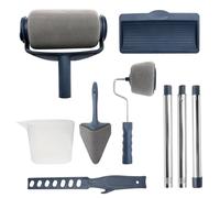 DAWRIS 7 Pcs Roller Sets for Painting, Paint Rollers and Trays Sets, Extendable Paint Roller Set, Paint Tray, Paint Stirrer, Paint Brush and Roller Set, Decorating Tools for Painting Walls, Ceilings