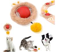DAWRIS Electric Cat Ball, Interactive Cat Ball Toy, Chewie Rolling Ball, Interactive Dog Ball Toy with USB Rechargeable, Three Working Modes, 360° Rolling Smart Ball for Cats and Dogs